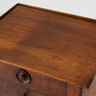 Antique Turned Leg Bedside Table - elsie green - furniture