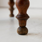 Antique Turned Leg Bedside Table - elsie green - furniture