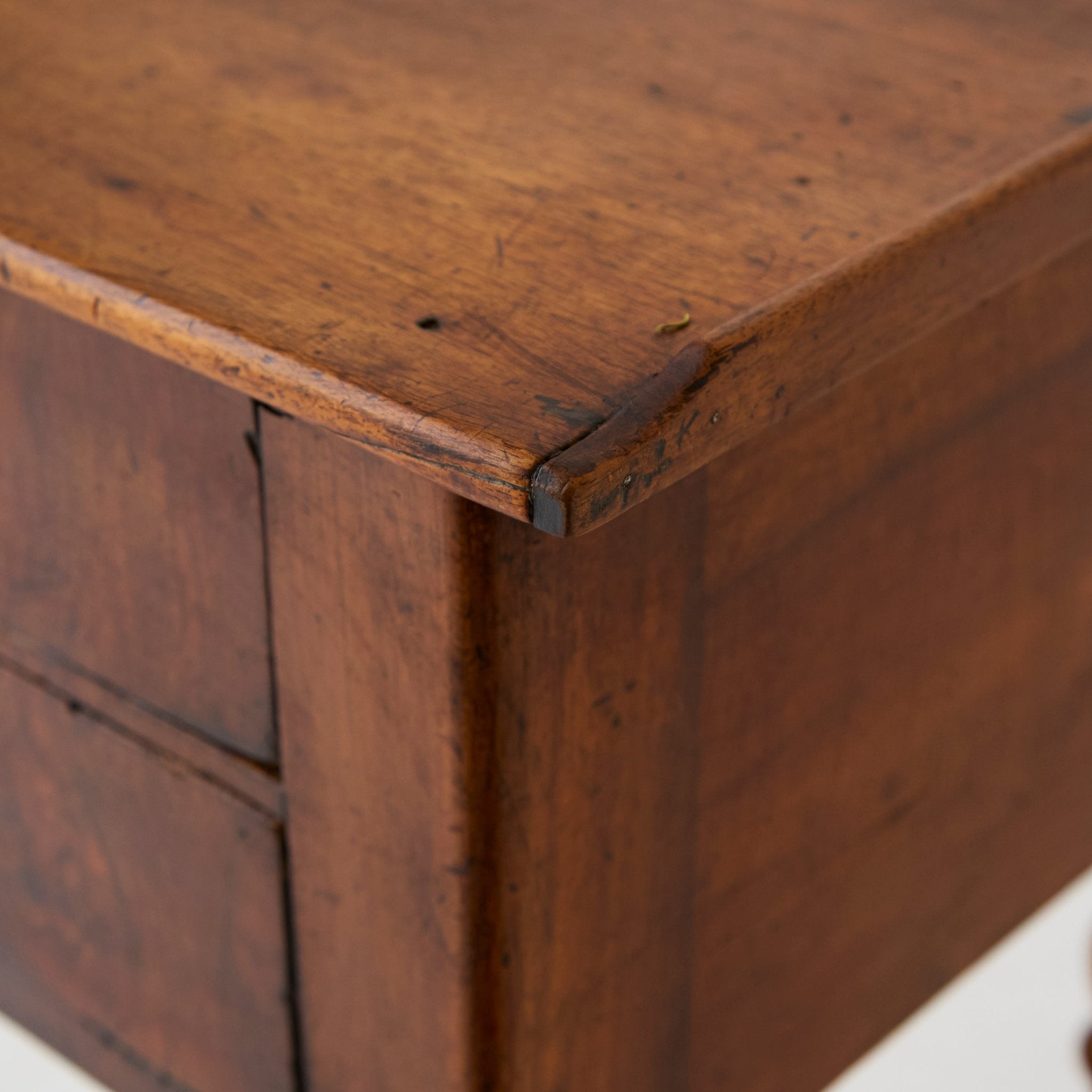Antique Turned Leg Bedside Table - elsie green - furniture