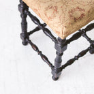 Antique Upholstered Ottoman - elsie green - furniture