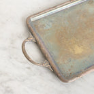 Antique Vintage Silver Tray - elsie green - decor
