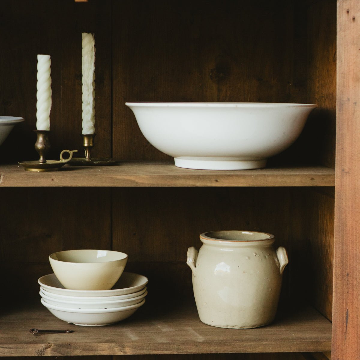 Antique Walnut Armoire - elsie green - furniture