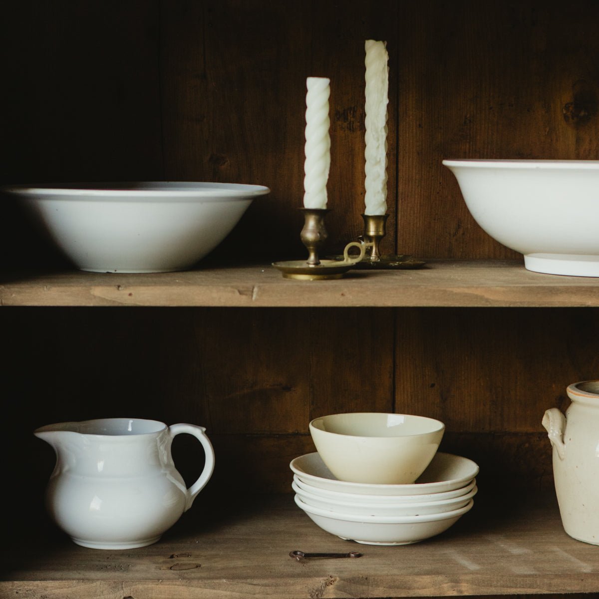 Antique Walnut Armoire - elsie green - furniture