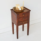 Antique Walnut Bedside Table - elsie green - furniture
