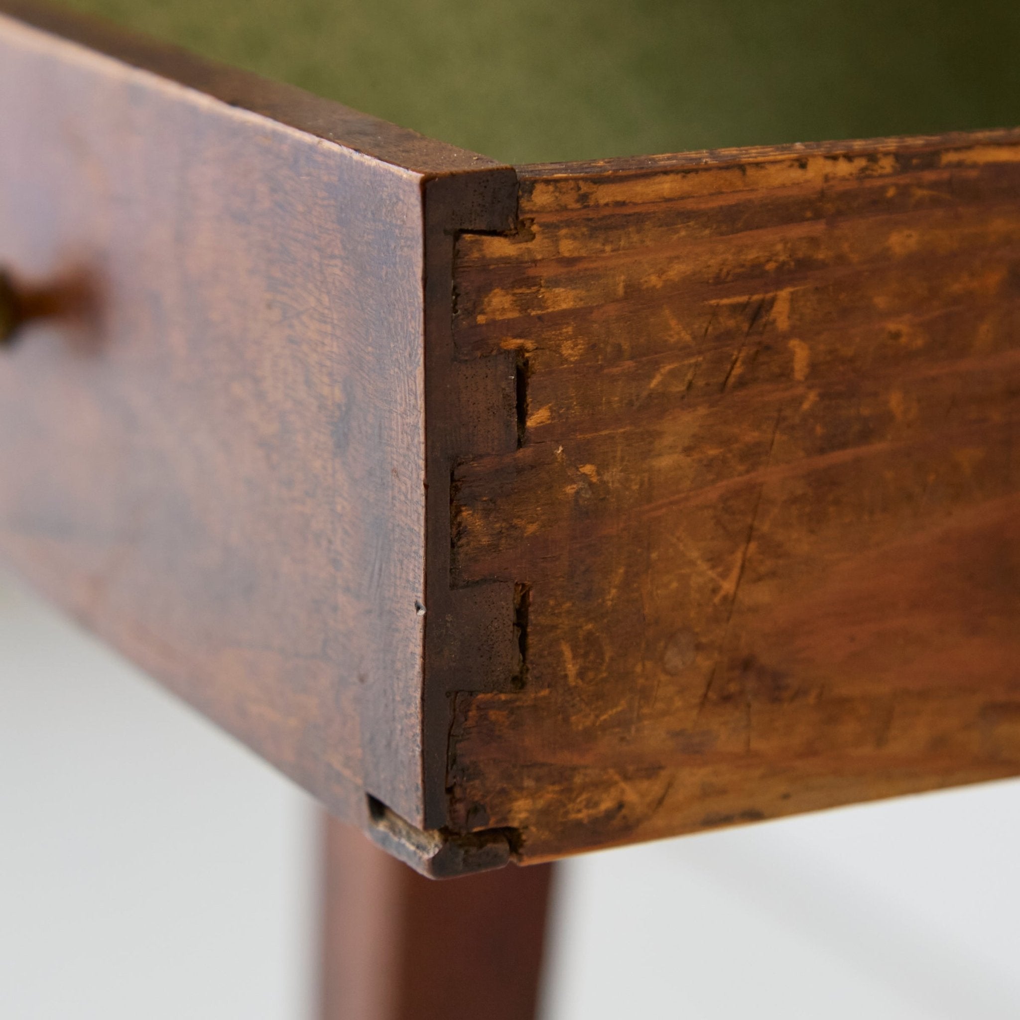 Antique Walnut Bedside Table - elsie green - furniture