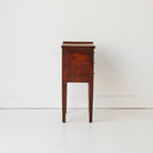 Antique Walnut Bedside Table - elsie green - furniture