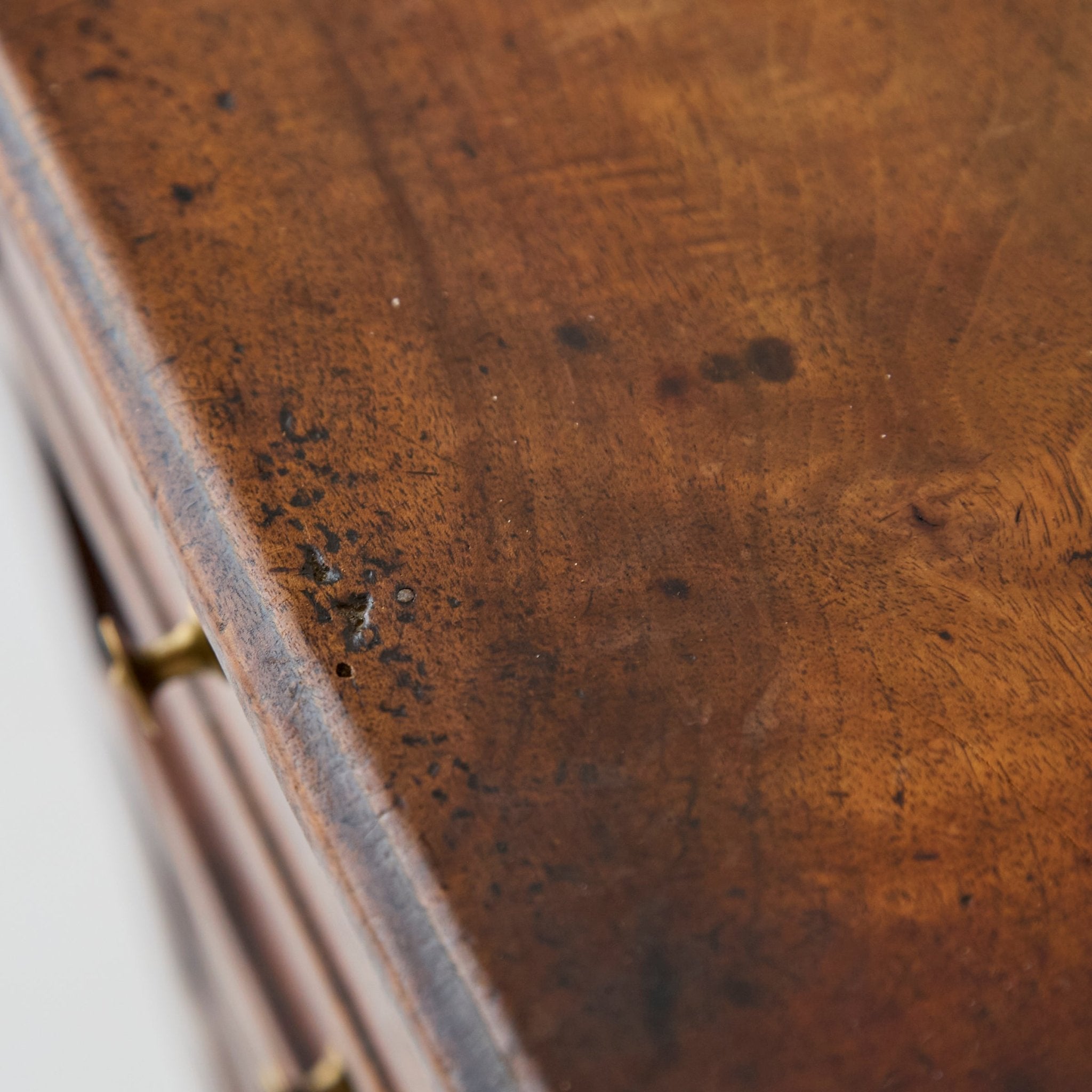 Antique Walnut Bedside Table - elsie green - furniture