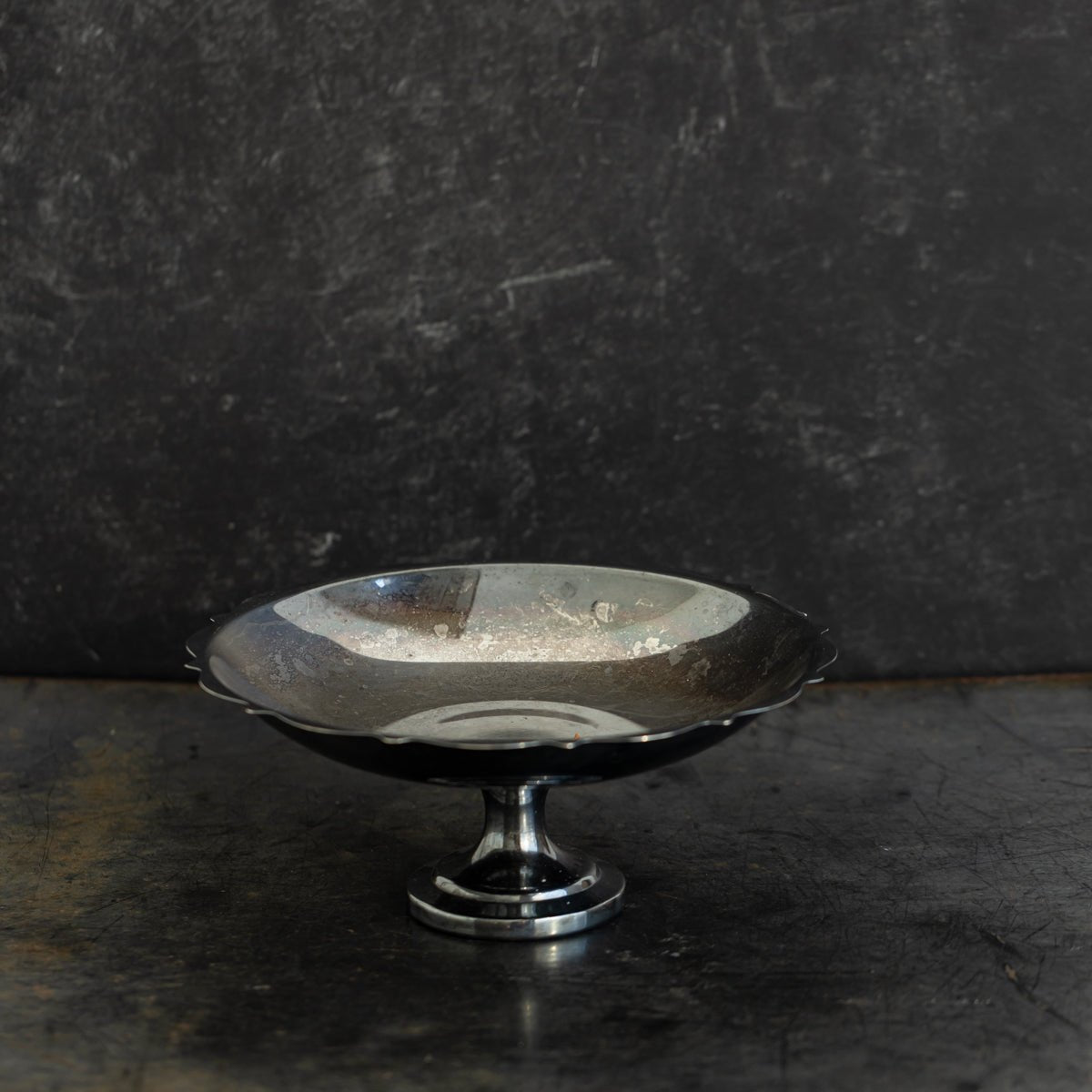 Antique Wm. A Rogers Silver Pedestal Bowl | The Patrick Orbe Collection - elsie green - the french kitchen