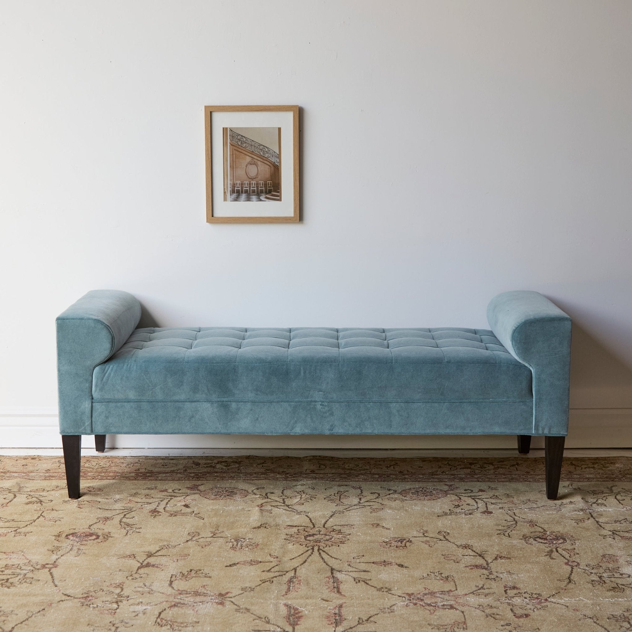 Antoinette Tufted Bench - elsie green - furniture