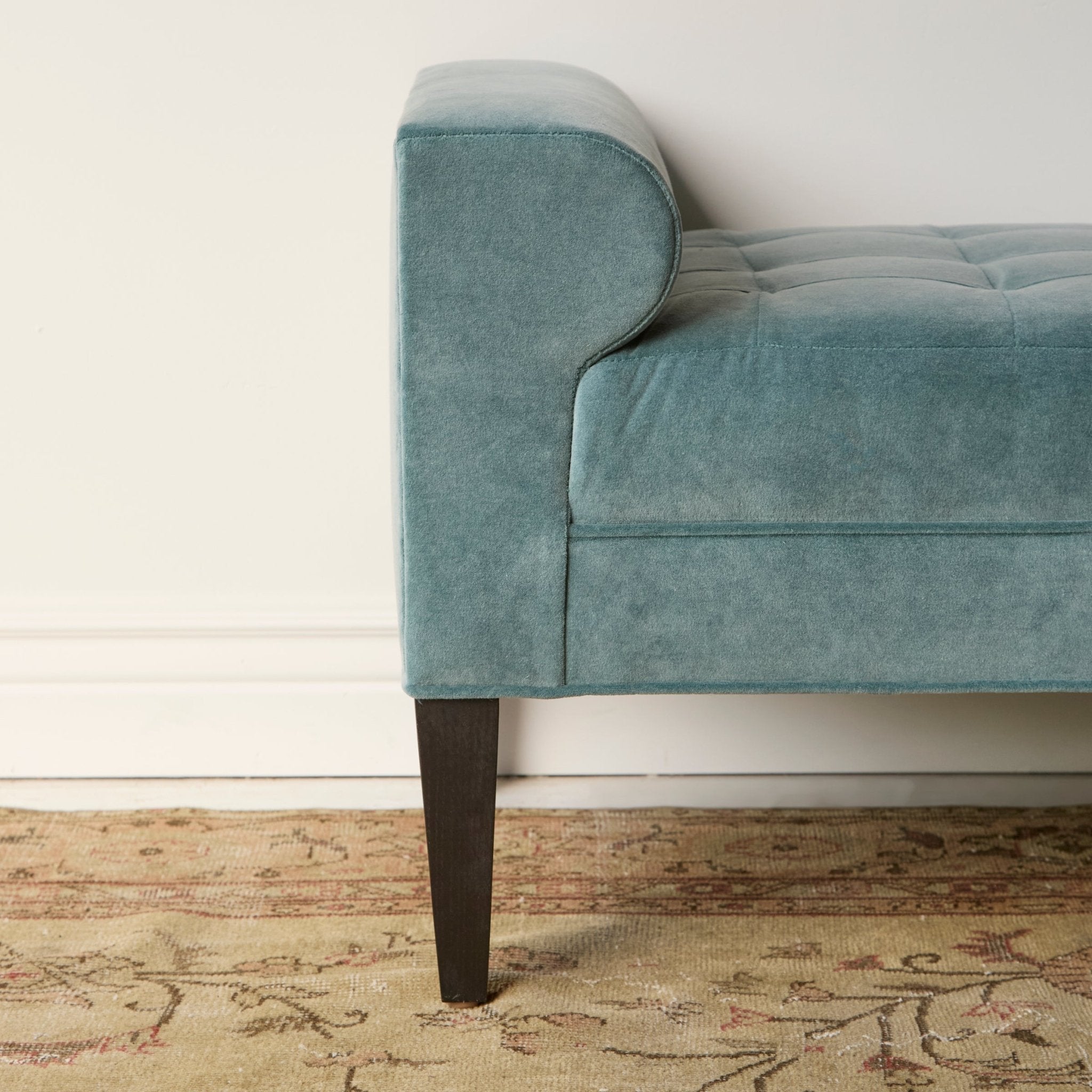 Antoinette Tufted Bench - elsie green - furniture