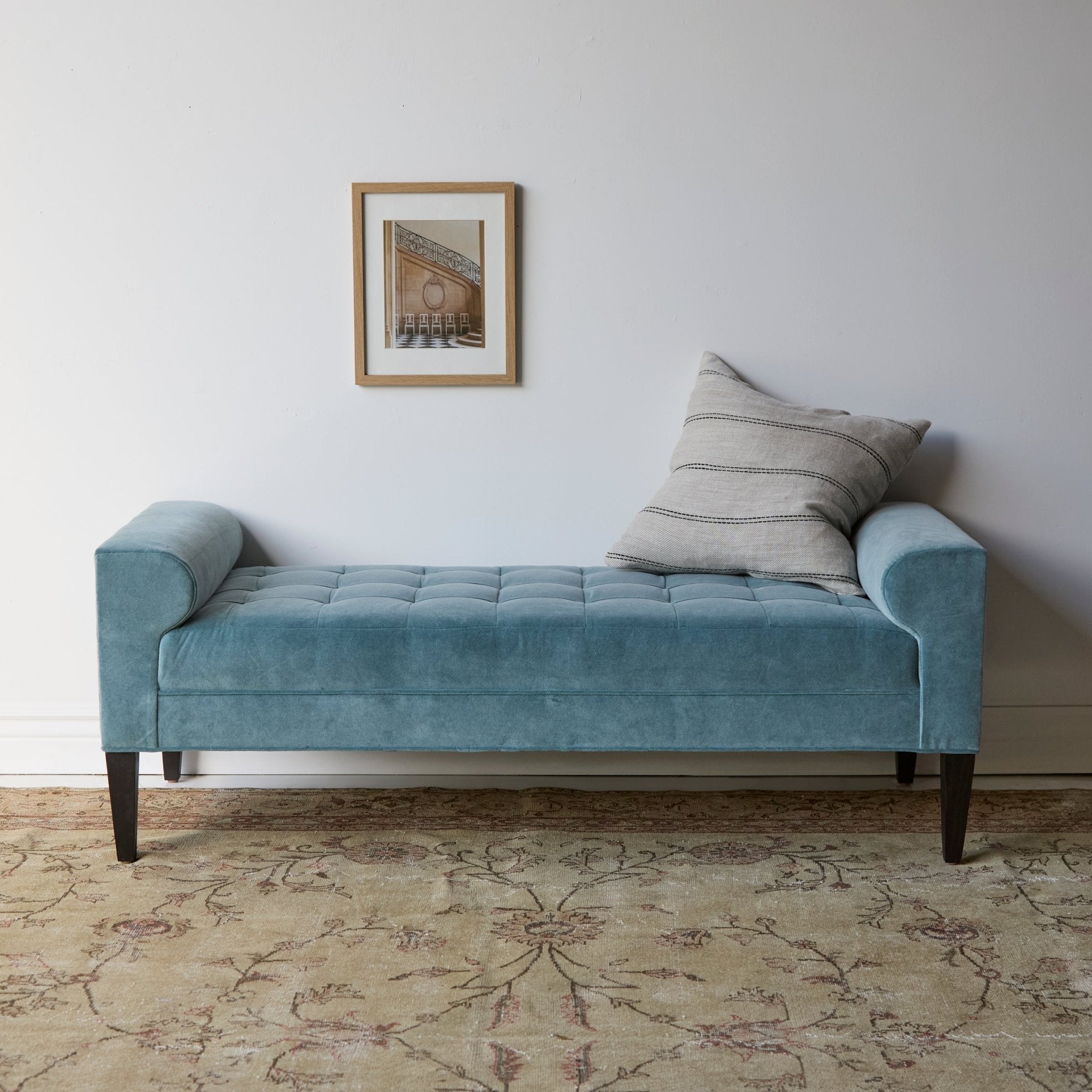 Antoinette Tufted Bench - elsie green - furniture
