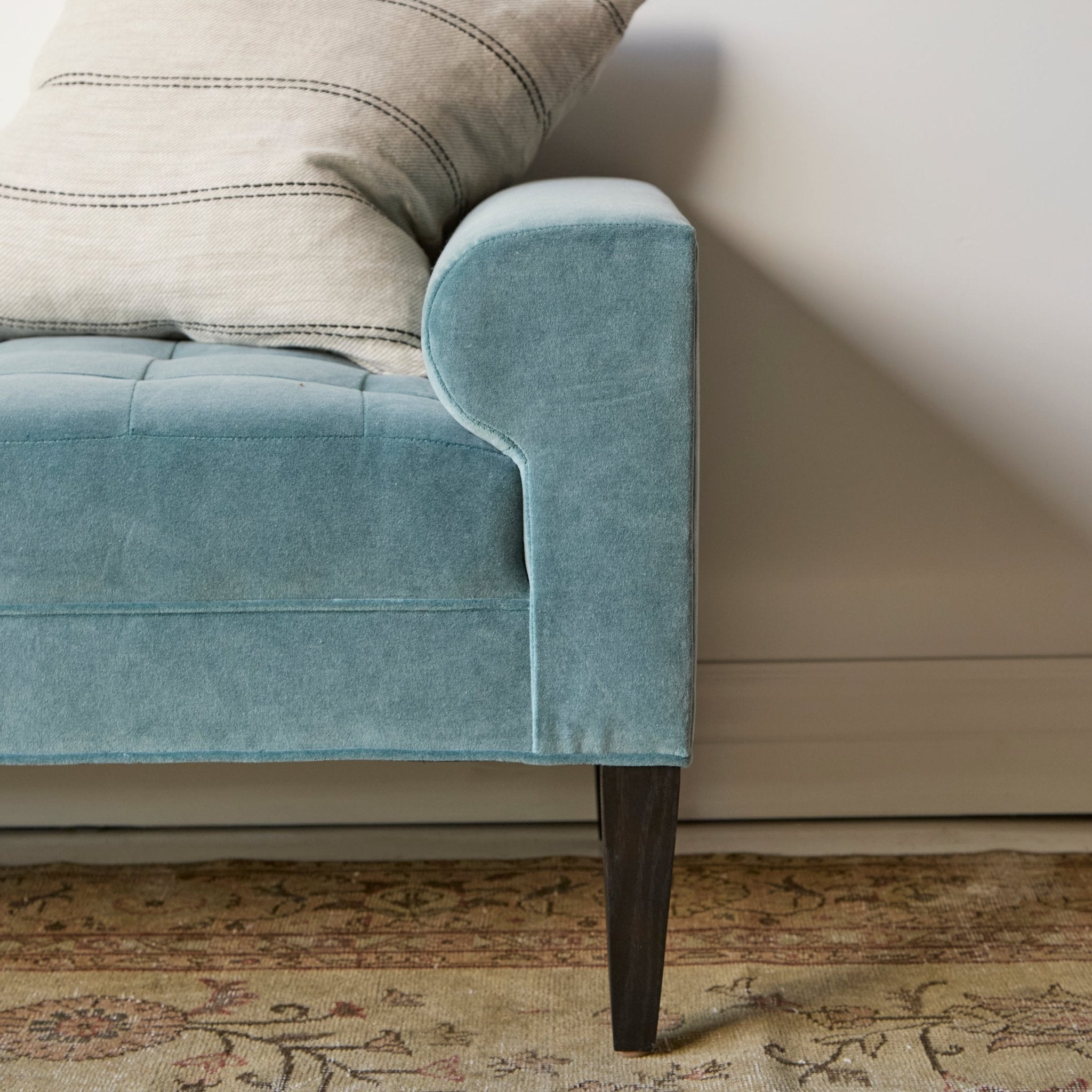 Antoinette Tufted Bench - elsie green - furniture