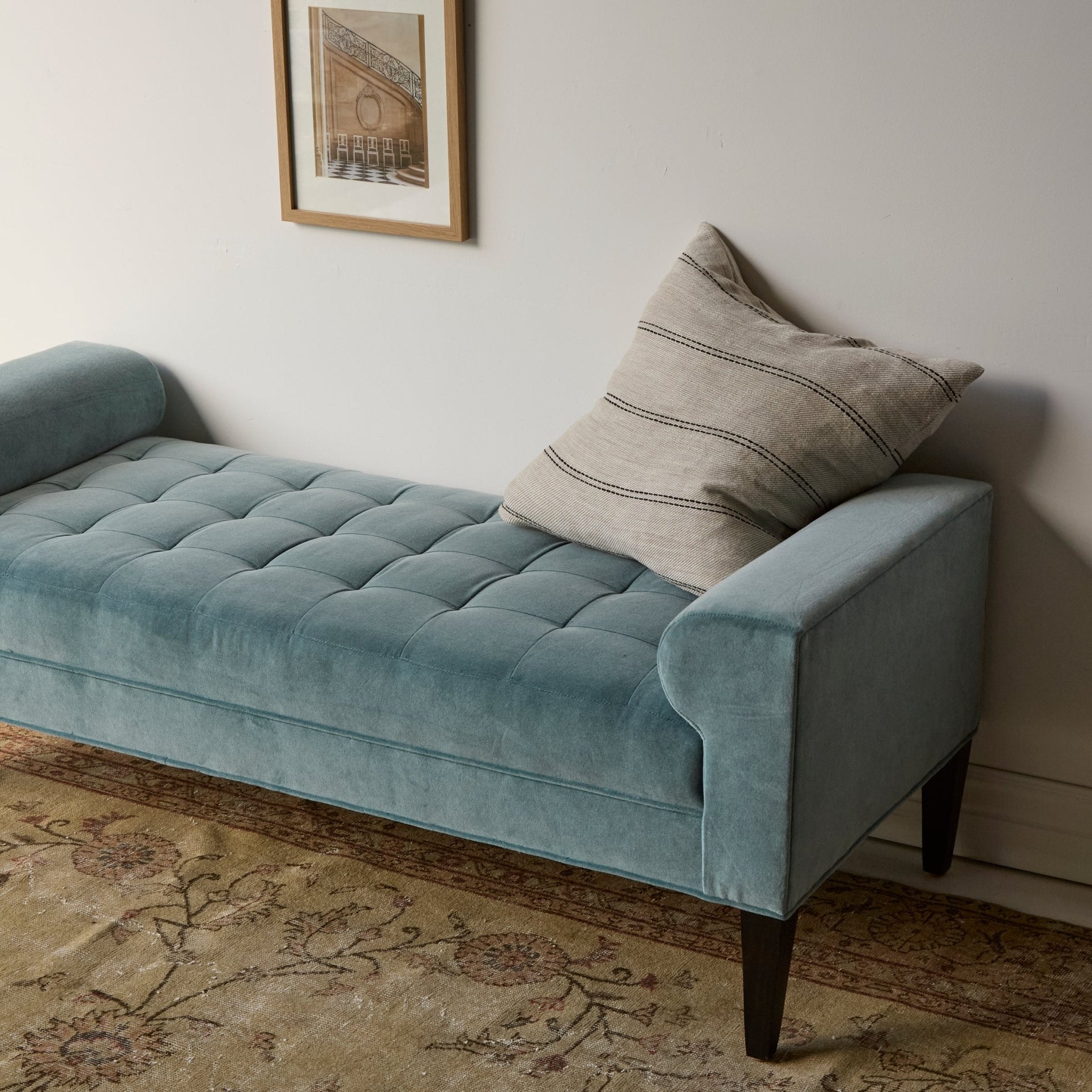Antoinette Tufted Bench - elsie green - furniture