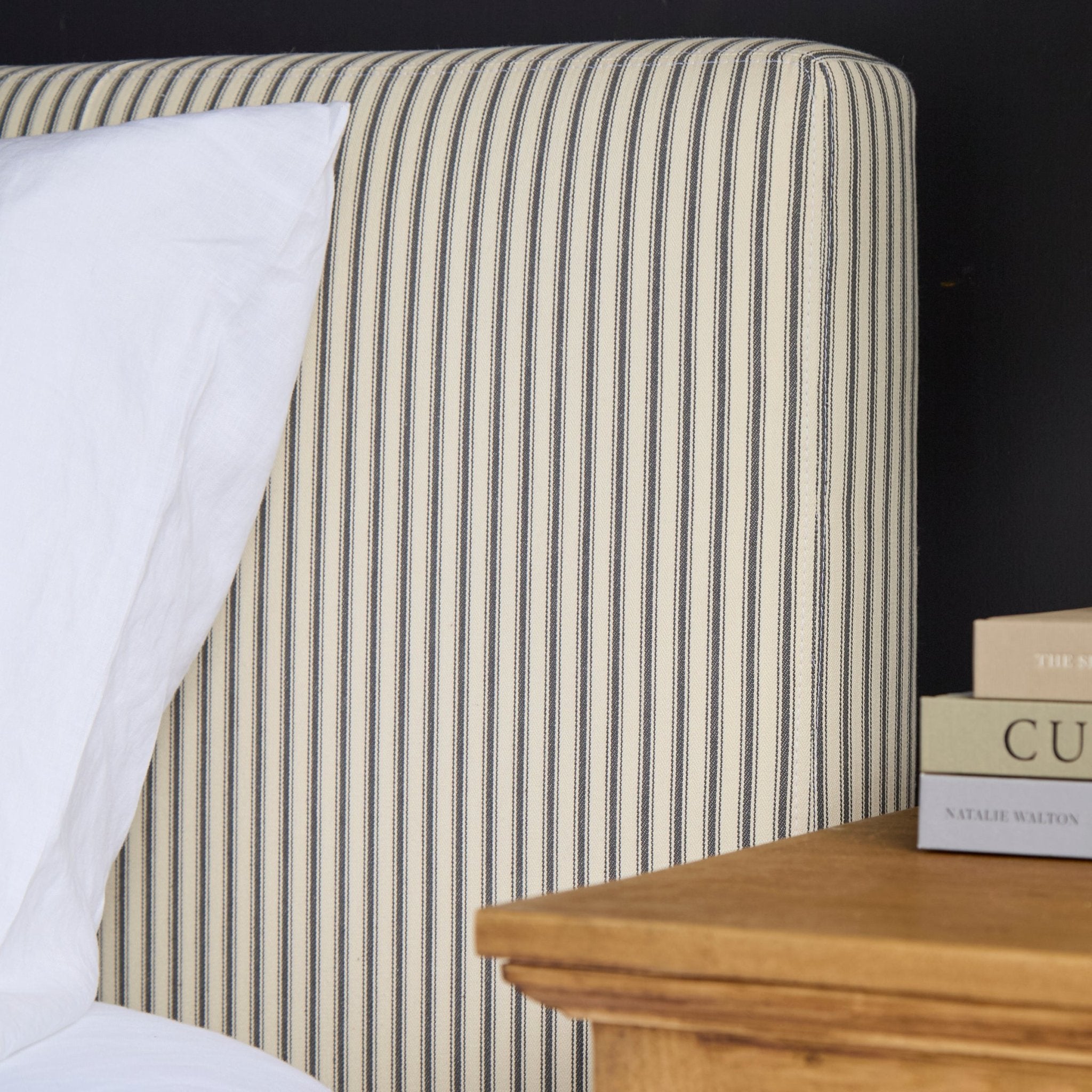 Antoinette Upholstered Bed - elsie green - furniture
