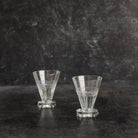 Art Deco Aperitif Glasses Set of 8 - elsie green - The French Kitchen