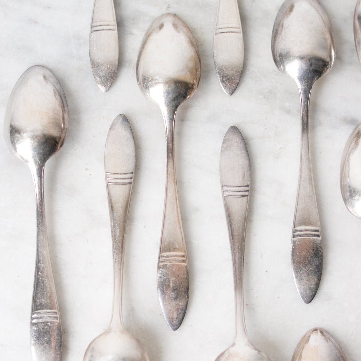 Art Deco Christofle Flatware Set of 37 - elsie green - the french kitchen