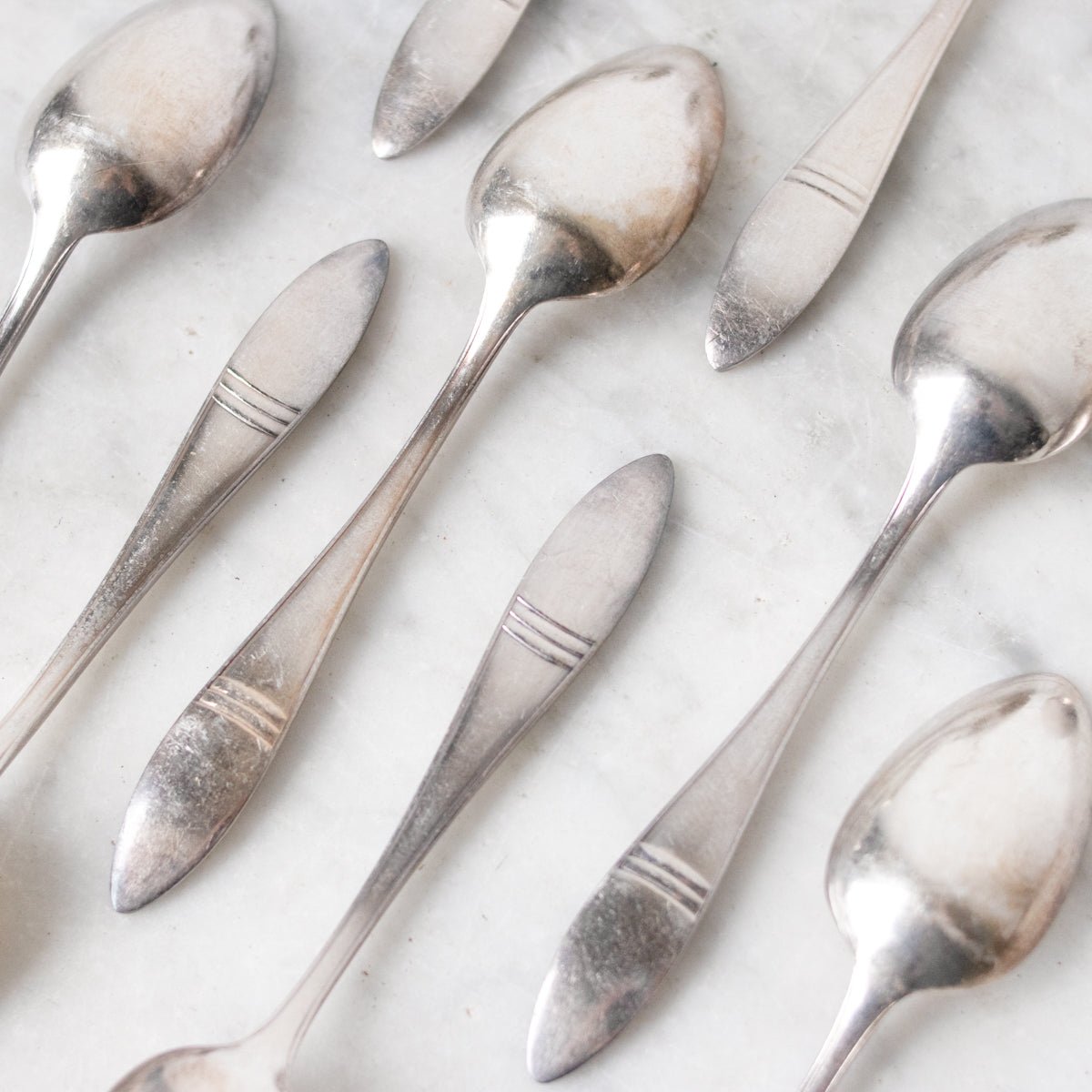Art Deco Christofle Flatware Set of 37 - elsie green - the french kitchen
