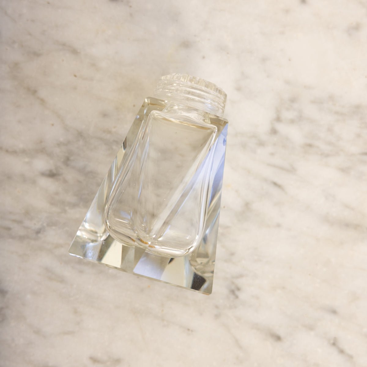 Art Deco Crystal Salt Shaker - elsie green - the french kitchen