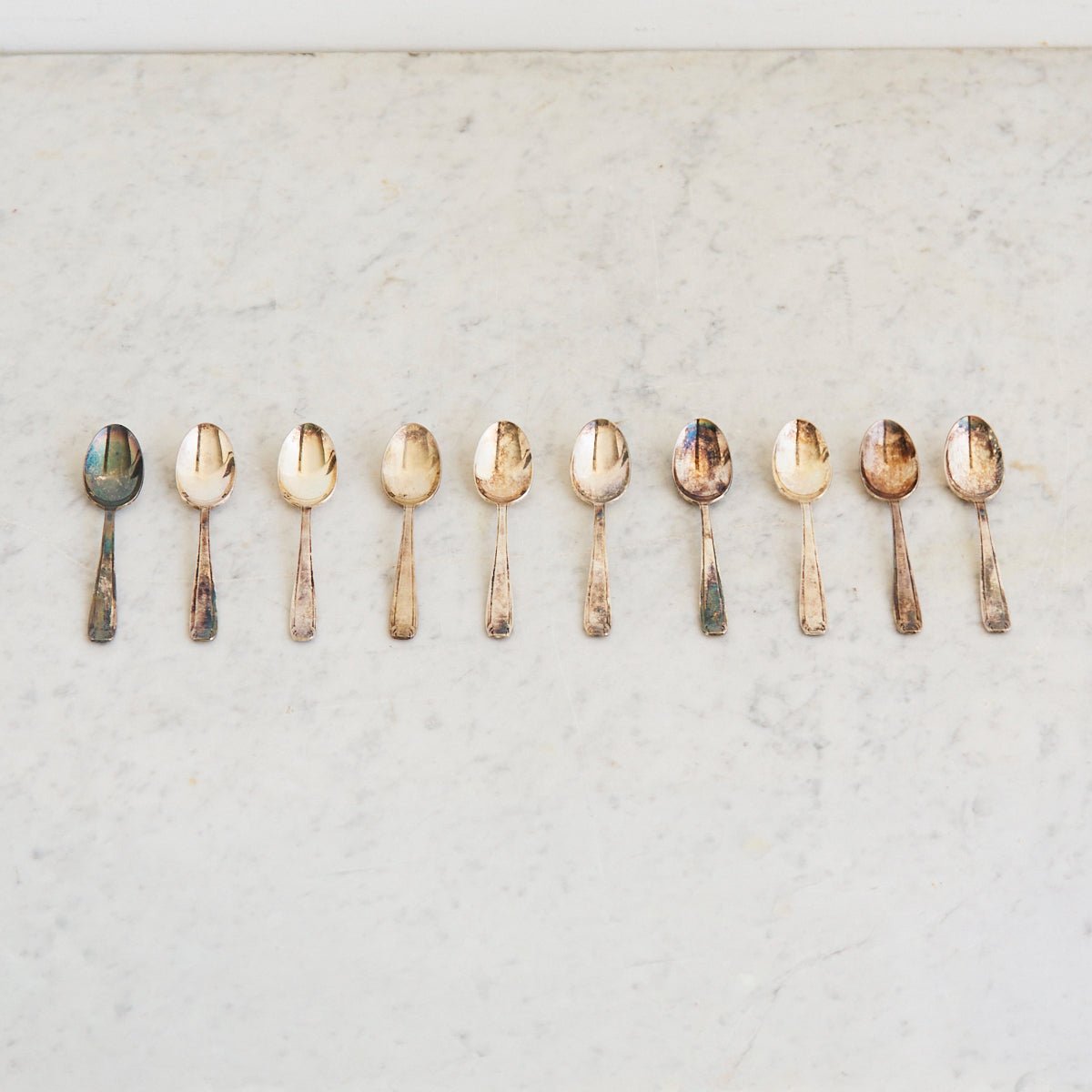 Art Deco Demitasse Spoon Set of 10 - elsie green - the french kitchen