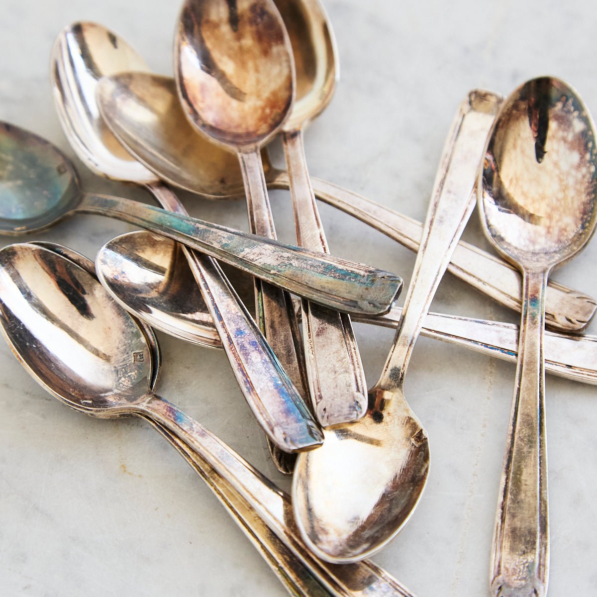 Art Deco Demitasse Spoon Set of 10 - elsie green - the french kitchen