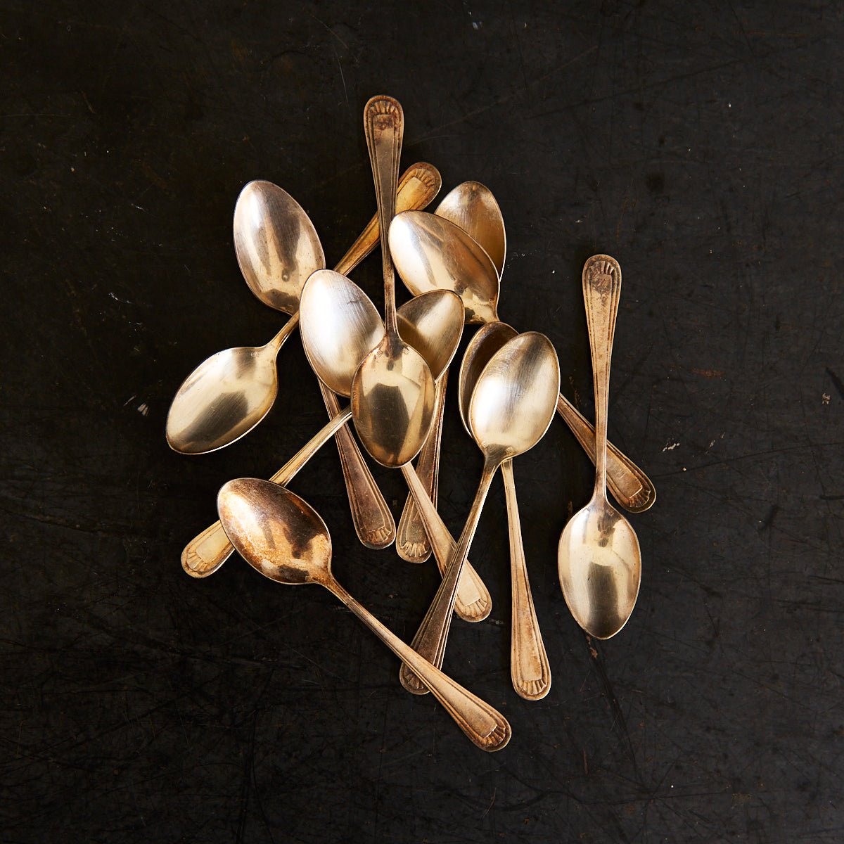Art Deco Demitasse Spoon Set of 11 - elsie green - the french kitchen
