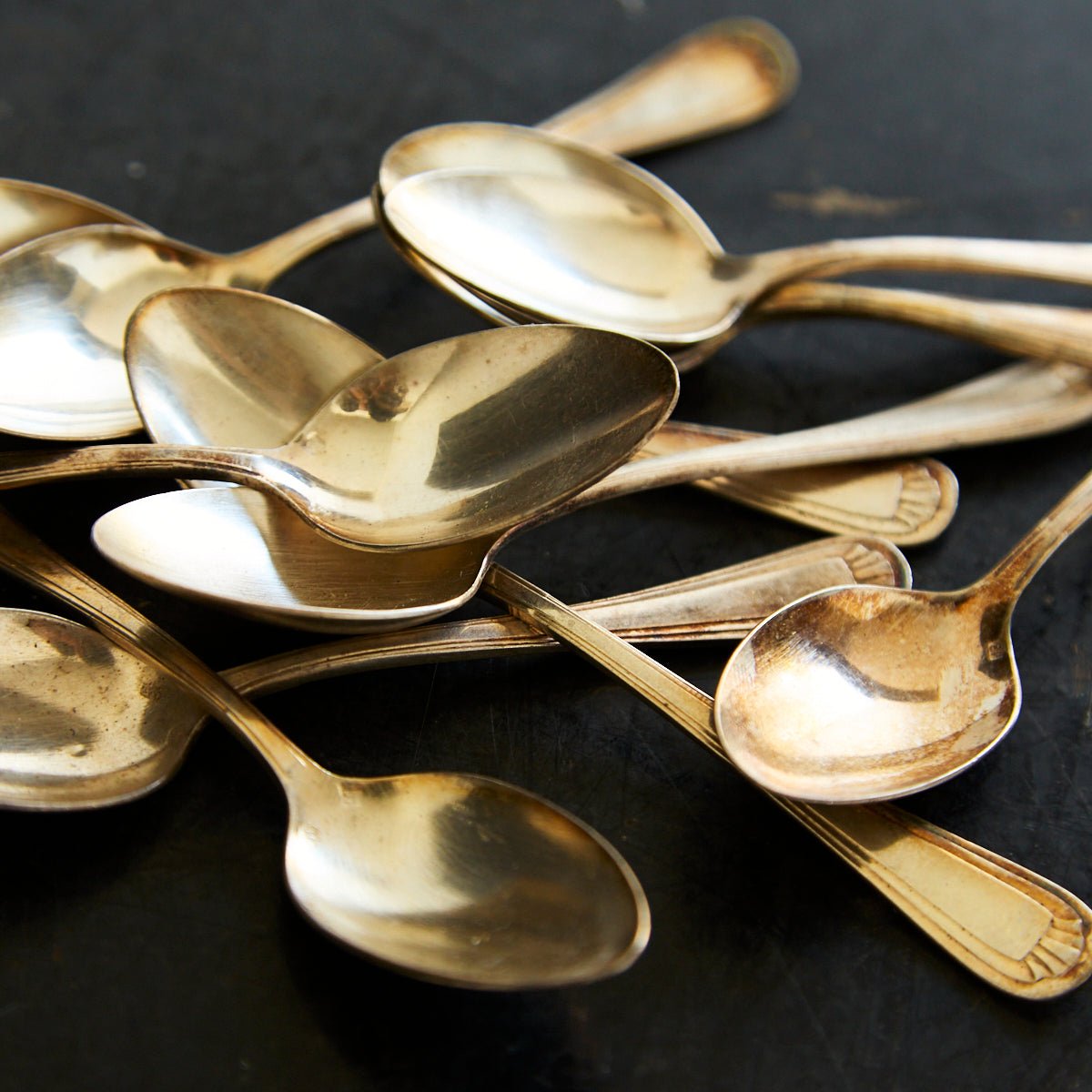 Art Deco Demitasse Spoon Set of 11 - elsie green - the french kitchen