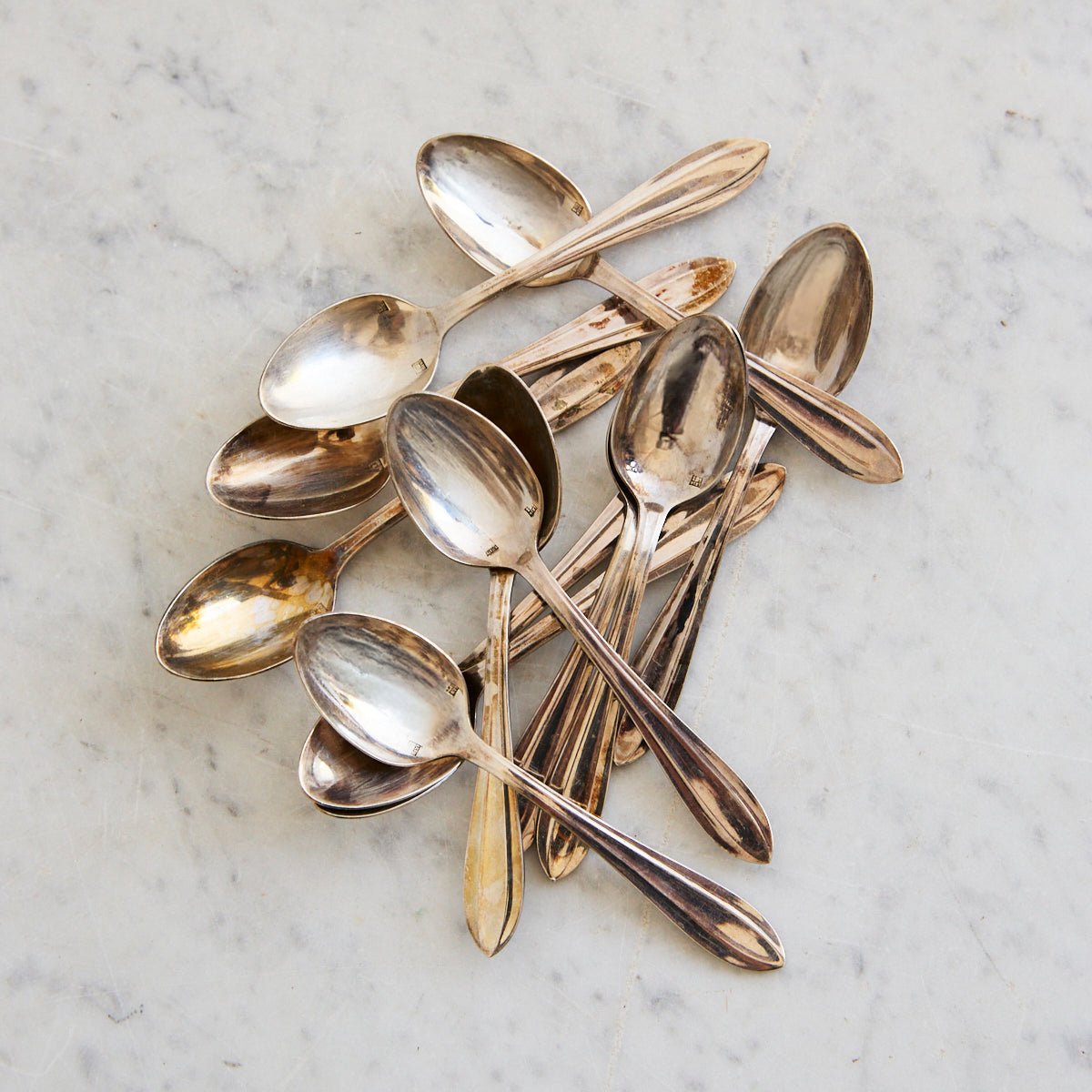 Art Deco Demitasse Spoon Set of 12 - elsie green - the french kitchen