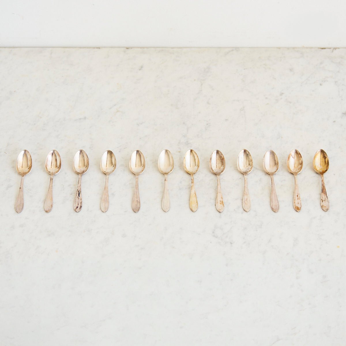 Art Deco Demitasse Spoon Set of 12 - elsie green - the french kitchen