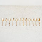 Art Deco Demitasse Spoon Set of 12 - elsie green - the french kitchen