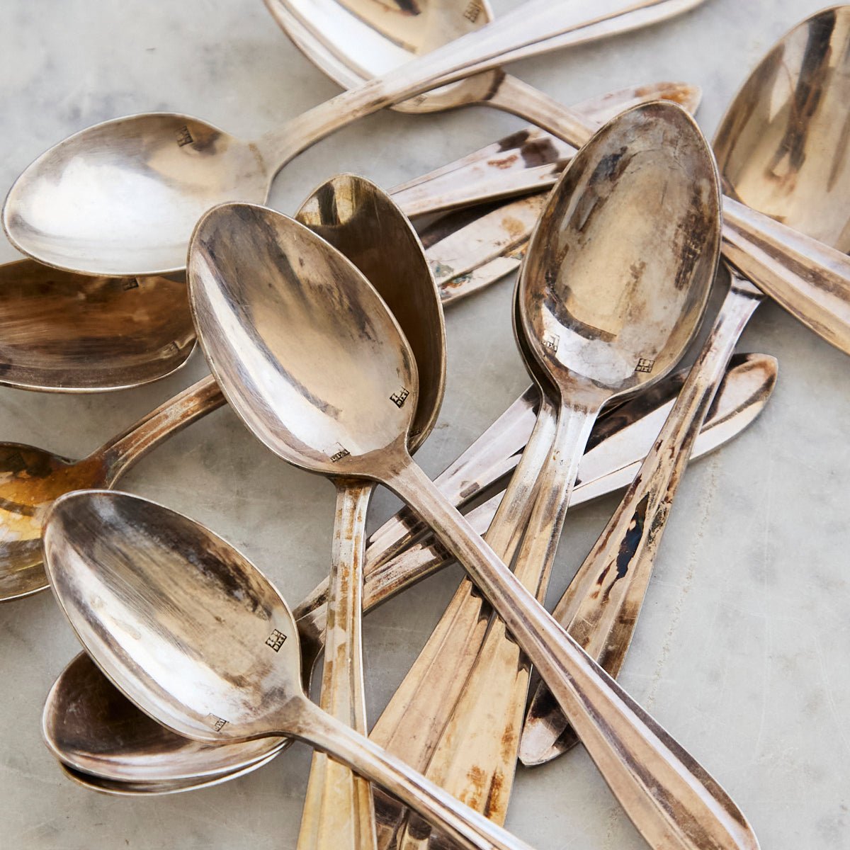 Art Deco Demitasse Spoon Set of 12 - elsie green - the french kitchen