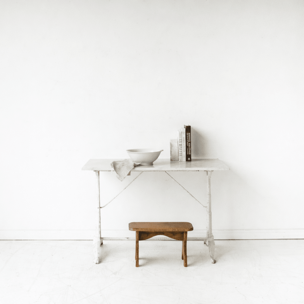 Art Deco Marble Bistro Table - elsie green - furniture