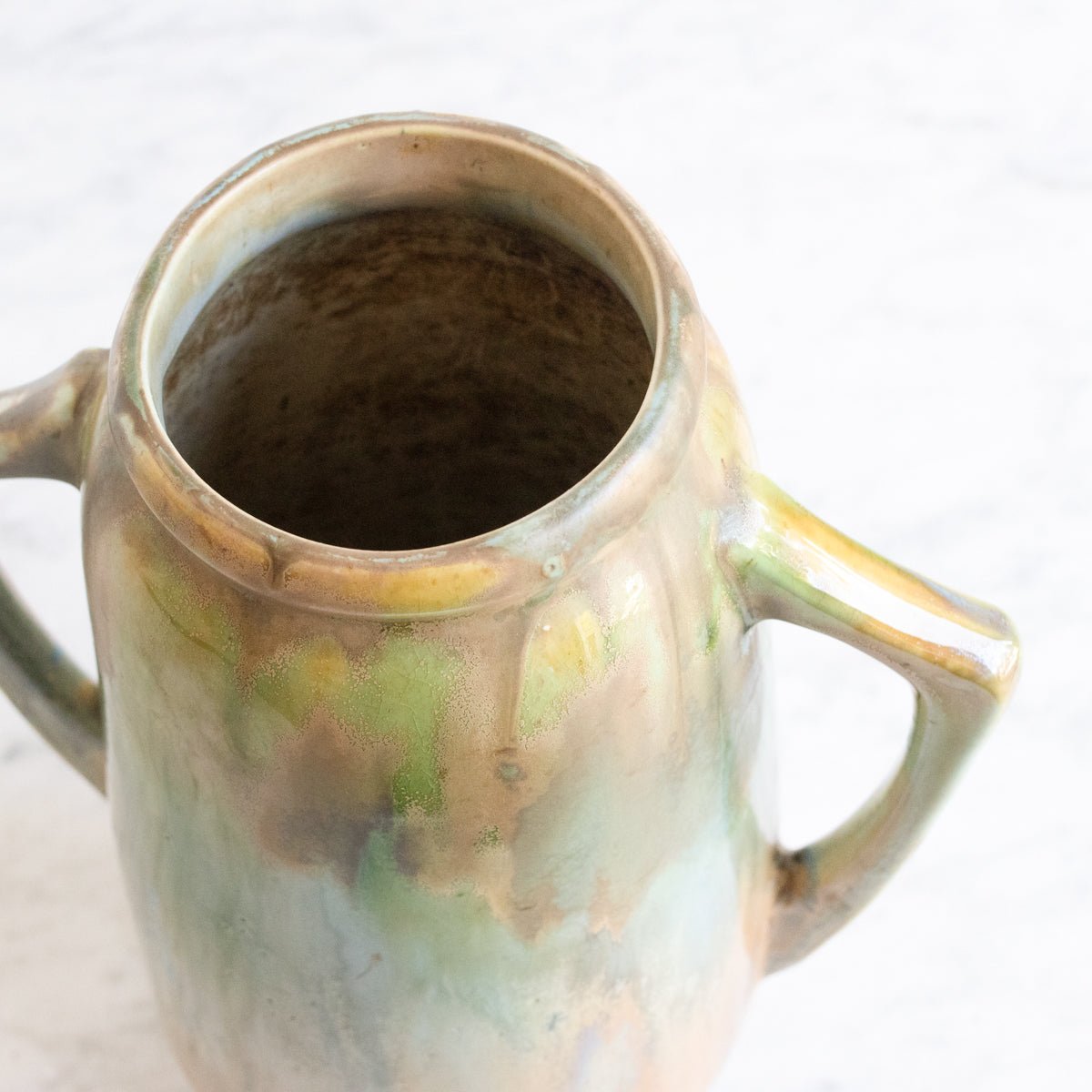 Art Deco Stoneware Vase | Signed by Artist - elsie green - decor