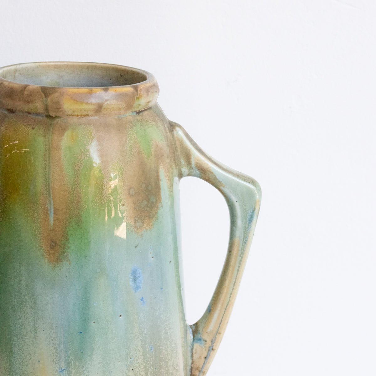 Art Deco Stoneware Vase | Signed by Artist - elsie green - decor