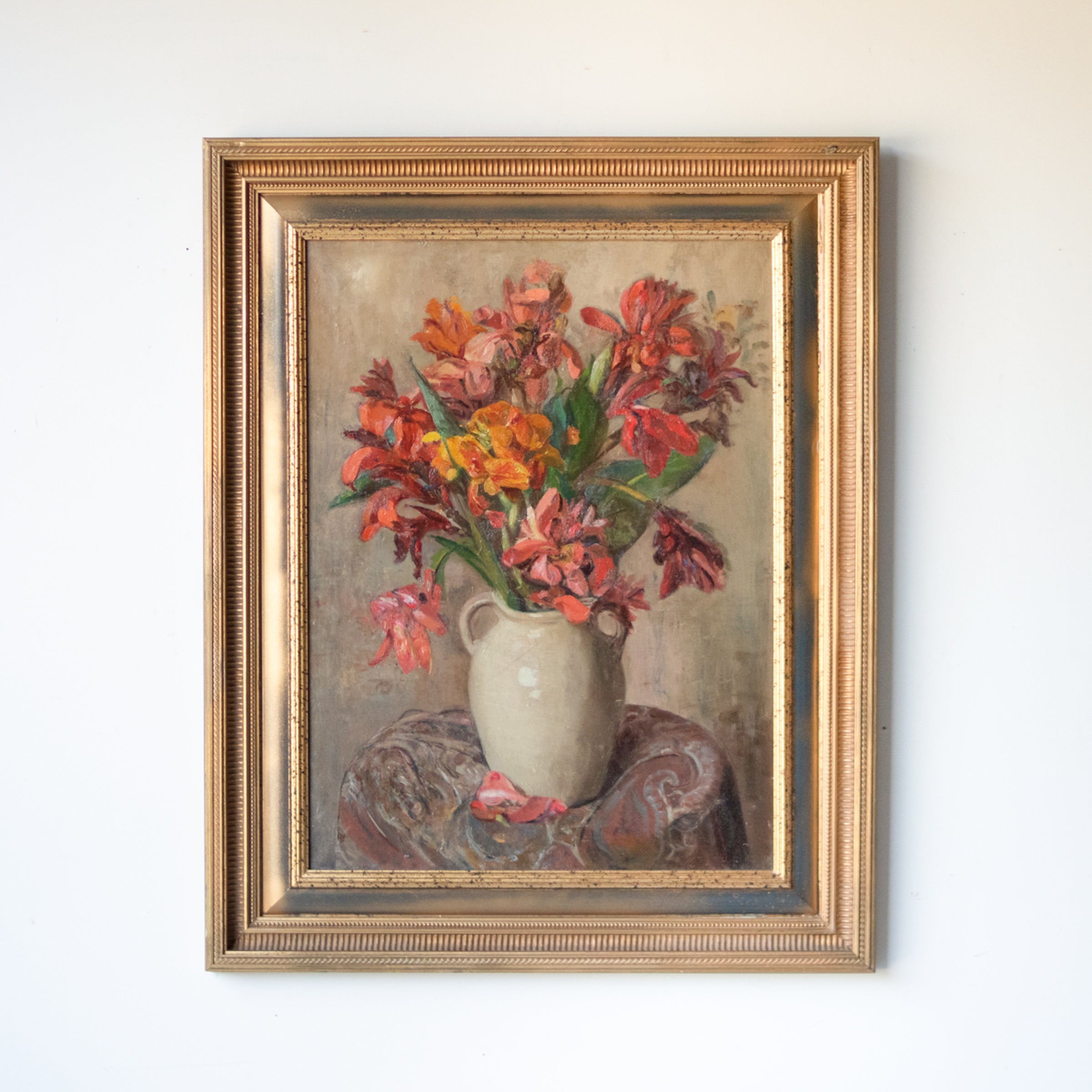 Le Bouquet de Solange Floral Oil Painting - elsie green