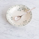 Art Nouveau Transferware Serving Bowl & Art Deco Serving Spoon - elsie green - the french kitchen