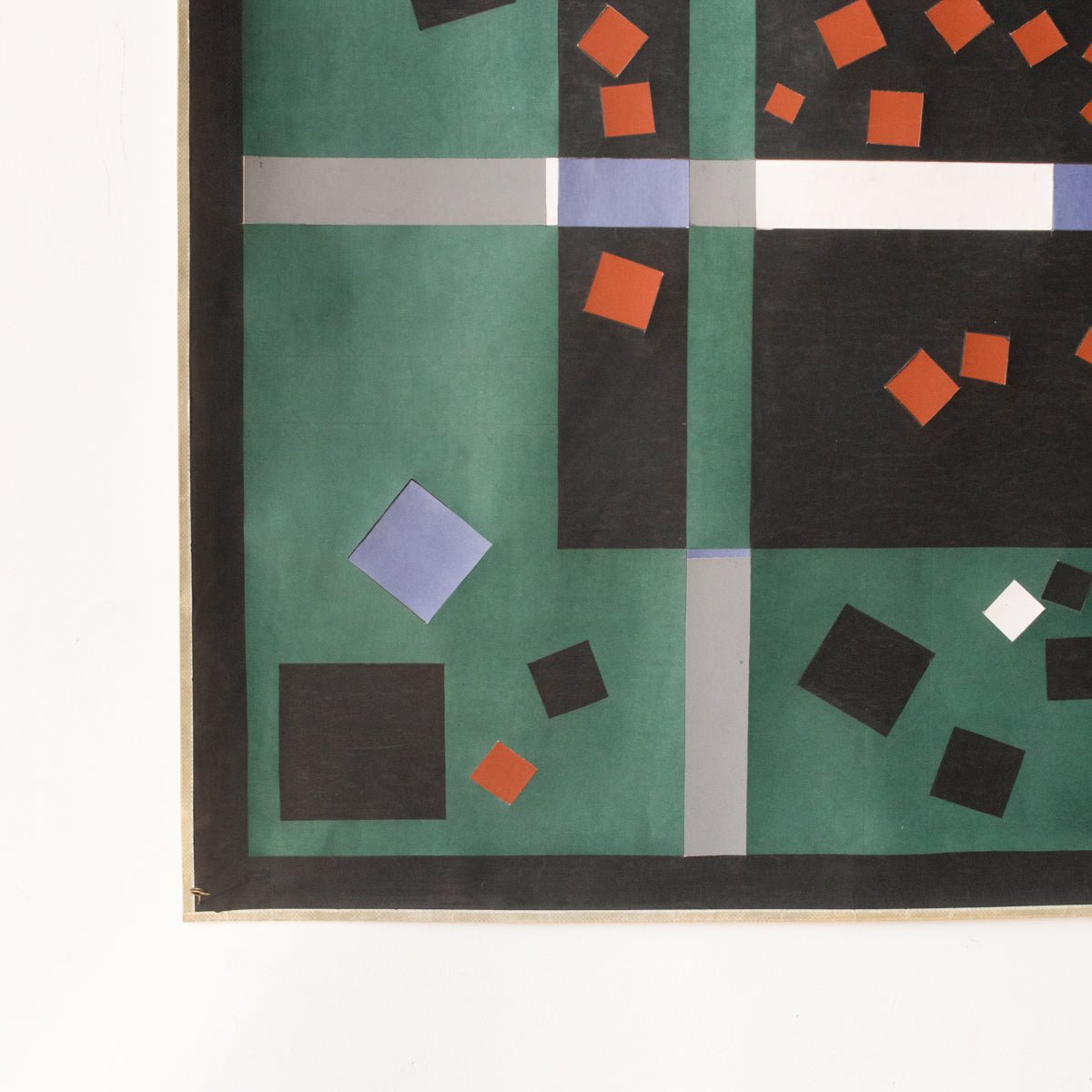 Atelier Marc Terrier Silk Scarf Design No. 201 - elsie green - Art