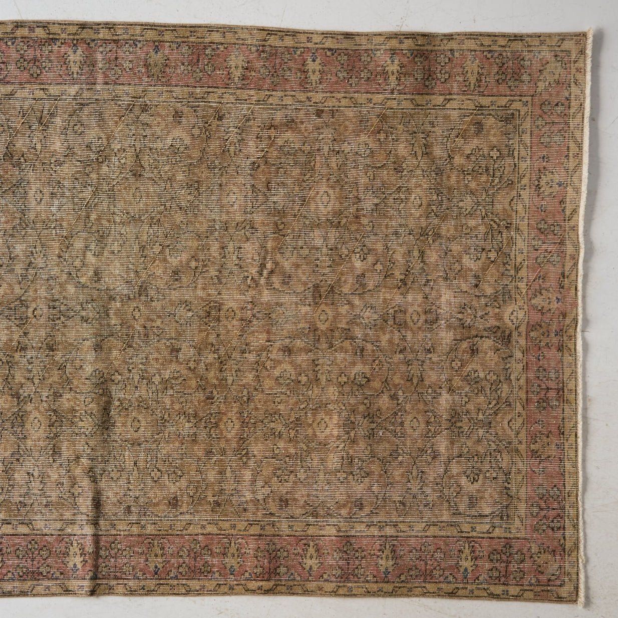 Aurillac Vintage Rug | 5' 2" x 8'9" - elsie green - textiles