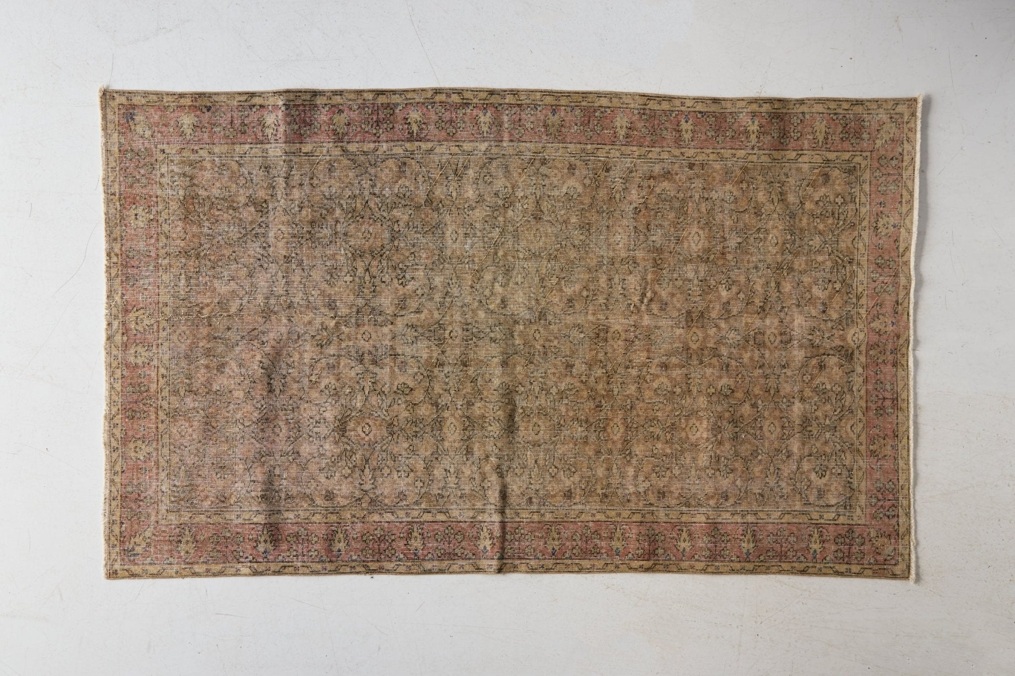 Aurillac Vintage Rug | 5' 2" x 8'9" - elsie green - textiles