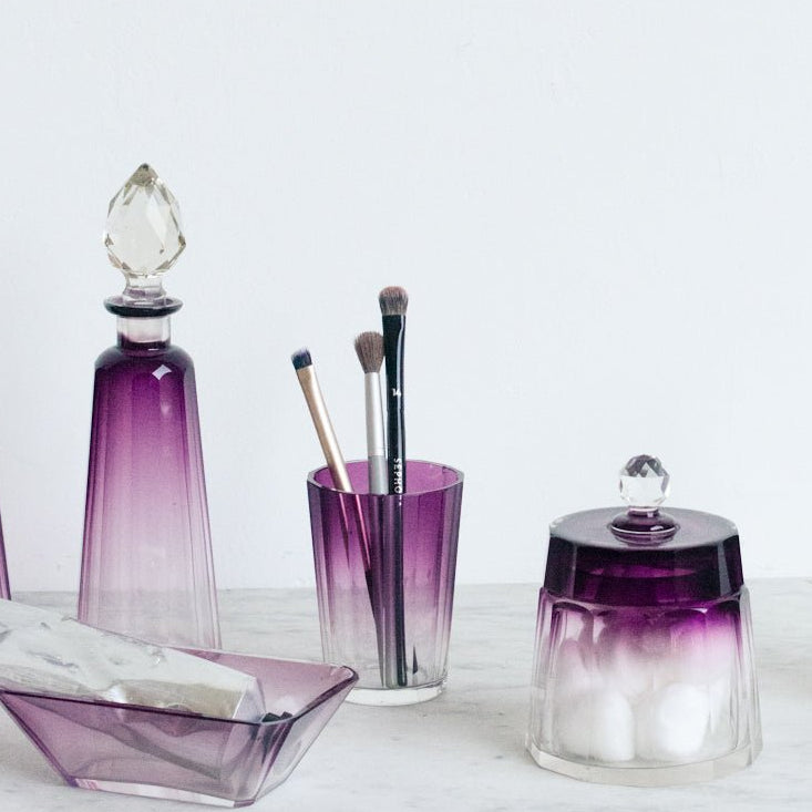 Baccarat Crystal Vanity Pieces - elsie green - decor