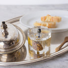 Baccarat Mustard Pot with Mustard Spoon - elsie green - the french kitchen