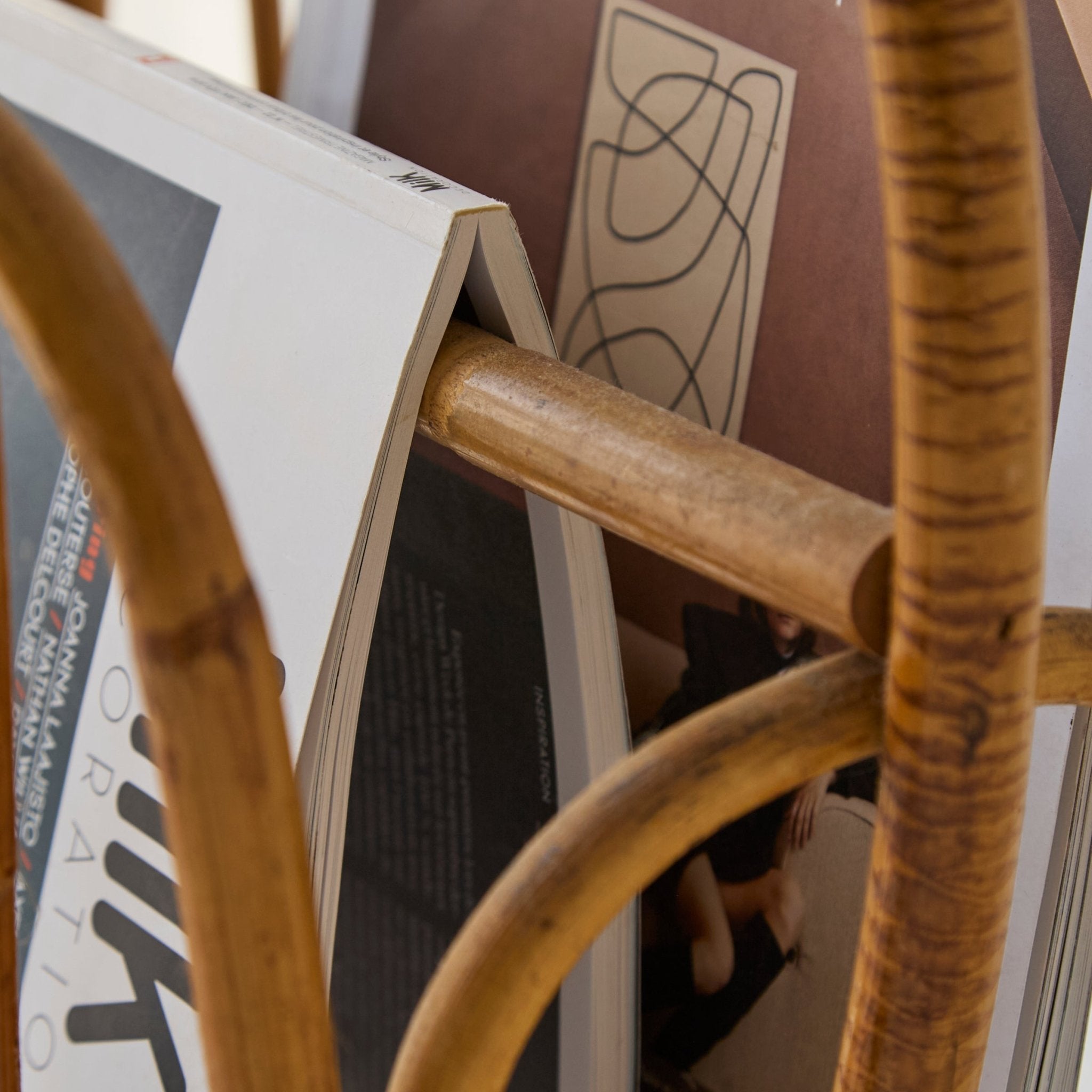 Bamboo Magazine Stand - elsie green - decor