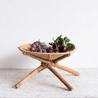 Bamboo Pedestal Bowl - elsie green - decor