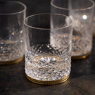 Bar Glass with Brass Accent Set of 5 - elsie green - the french kitchen