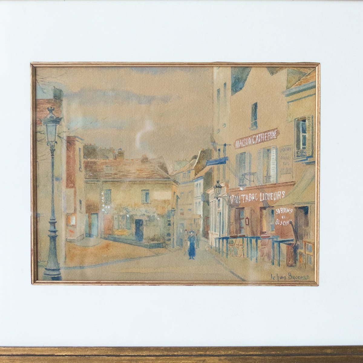 Bar Tabac Pastel Drawing - elsie green - Art