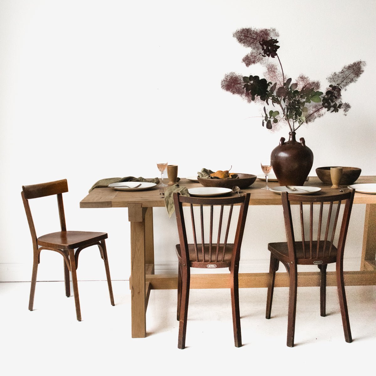 Barn - to - Table Reclaimed Oak Farm Table - elsie green - reclaimed wood furniture