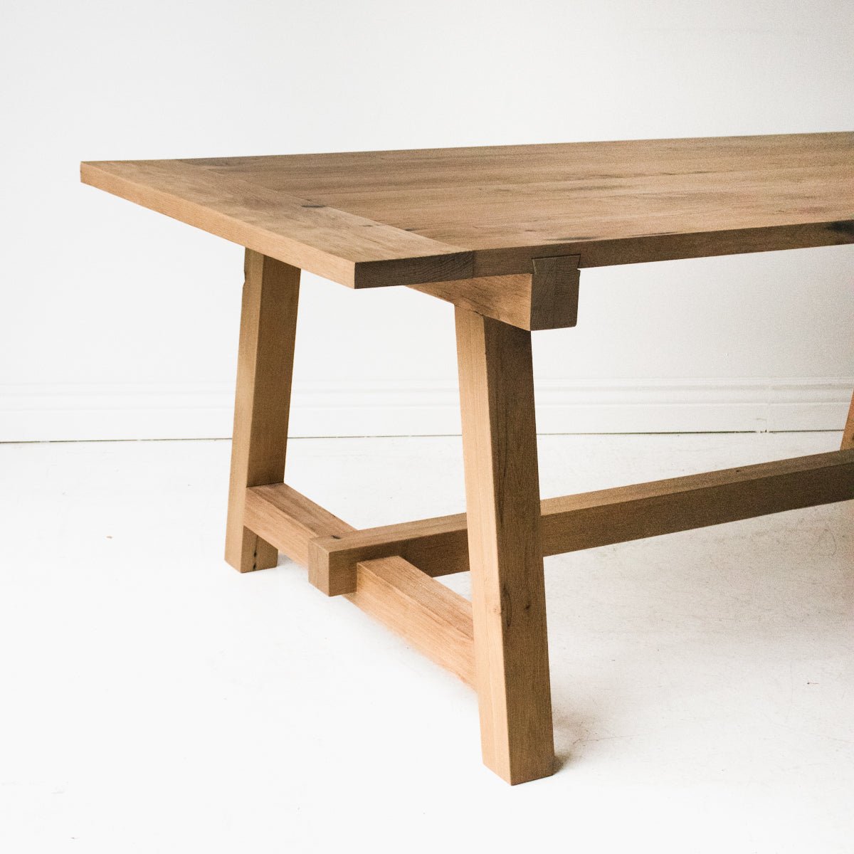 Barn - to - Table Reclaimed Oak Farm Table - elsie green - reclaimed wood furniture