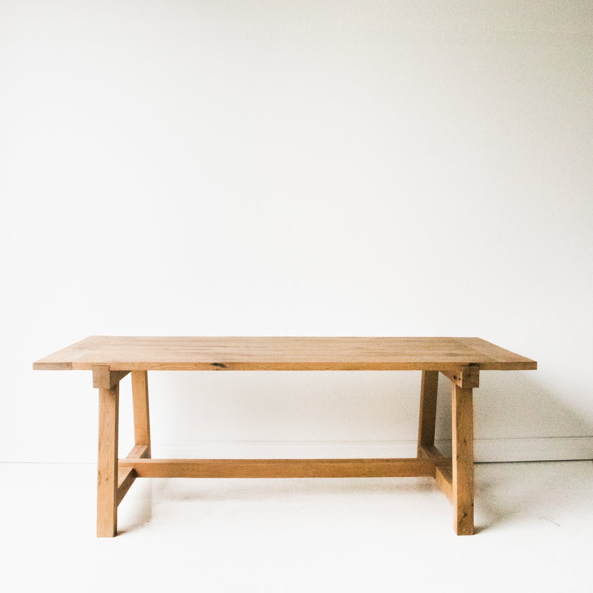 Barn - to - Table Reclaimed Oak Farm Table - elsie green - reclaimed wood furniture