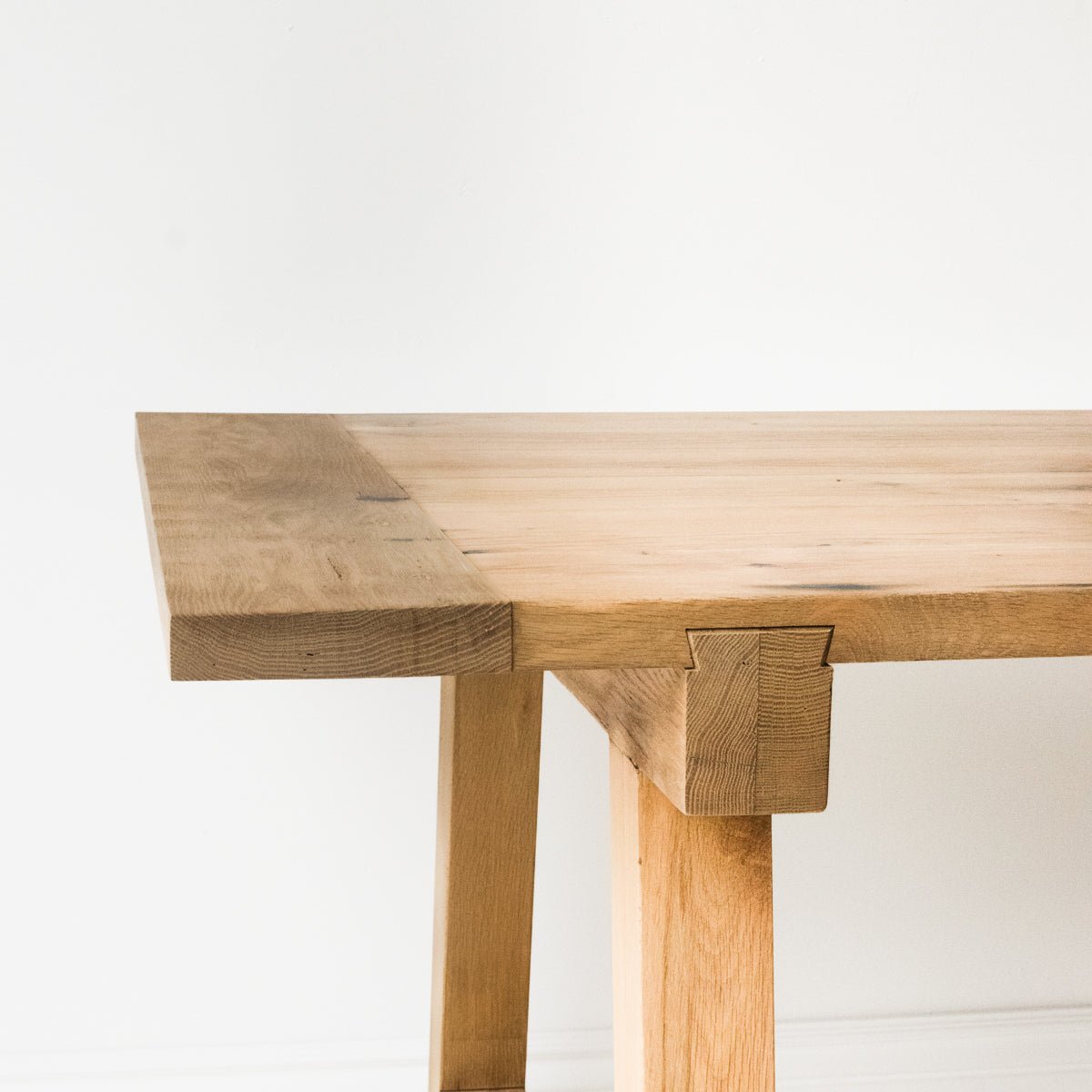 Barn - to - Table Reclaimed Oak Farm Table - elsie green - reclaimed wood furniture