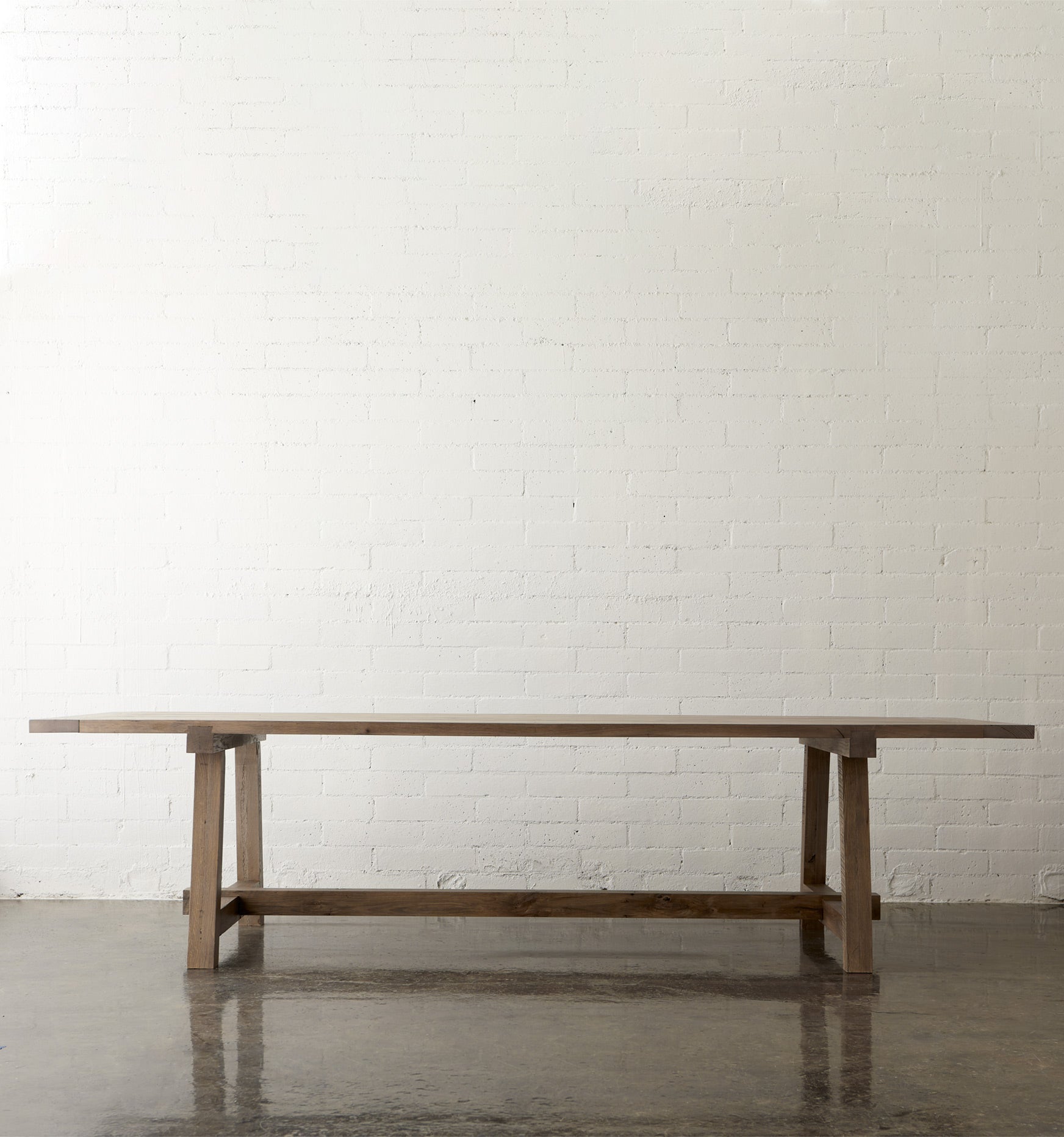 Barn - to - Table Reclaimed Oak Farm Table - elsie green - reclaimed wood furniture