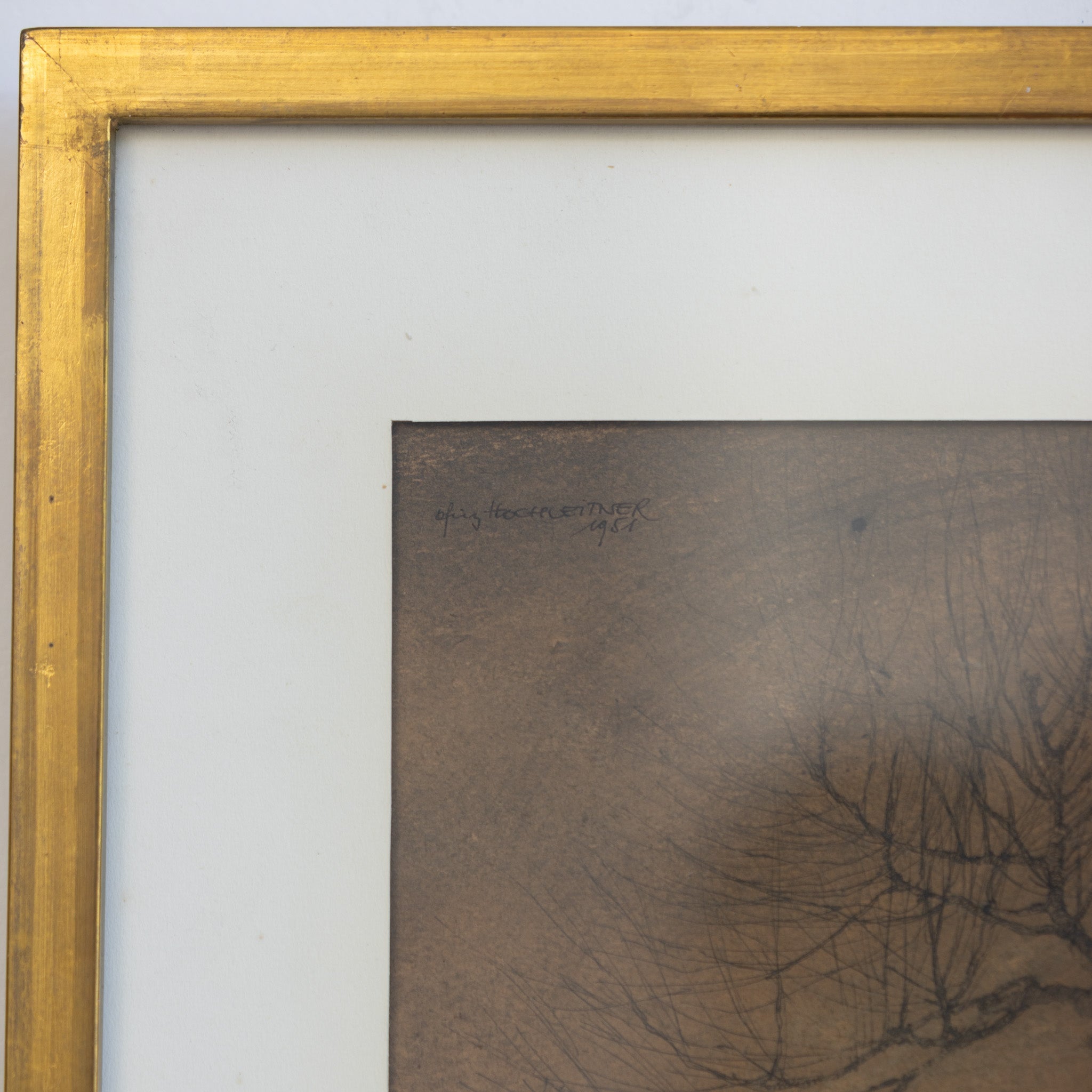 Barren Tree Lithgraph - elsie green - art